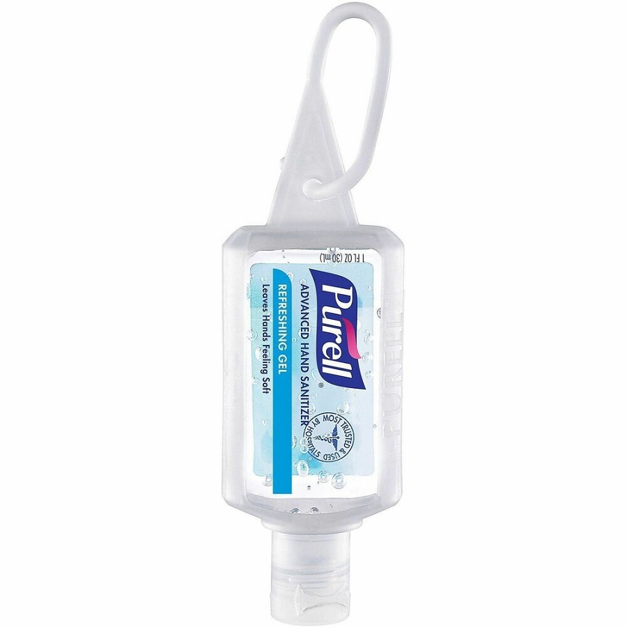PURELL Advanced Hand Sanitizer Gel - 1 fl oz - Flip Top Bottle Dispenser - Kill Germs - Hand, Skin - Moisturizing - Clear - 36 / Carton 