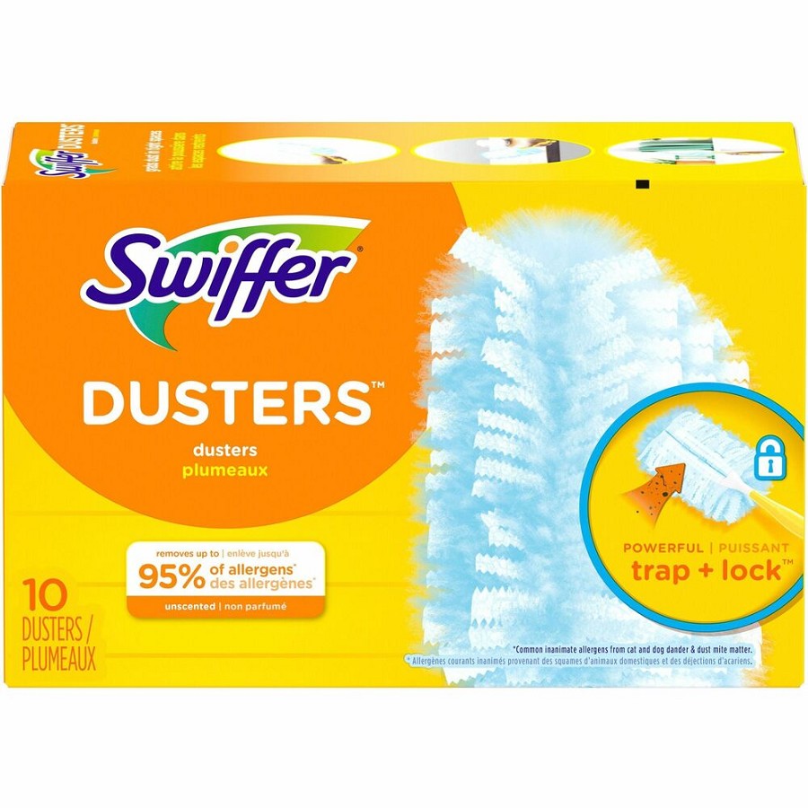 Swiffer Unscented Dusters Refills - Fiber - 10/Box - 4 / Carton 