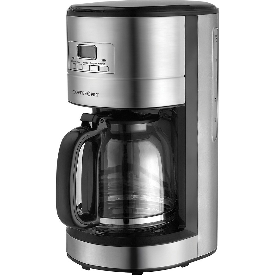 Coffee Pro 10-12 Cup Stainless Steel Brewer - Stainless Steel 
