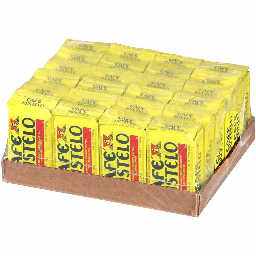 Cafe Bustelo Ground Espresso Coffee - Dark/Bold - 10 oz Per Can - Ground - Arabica - 24 / Carton 