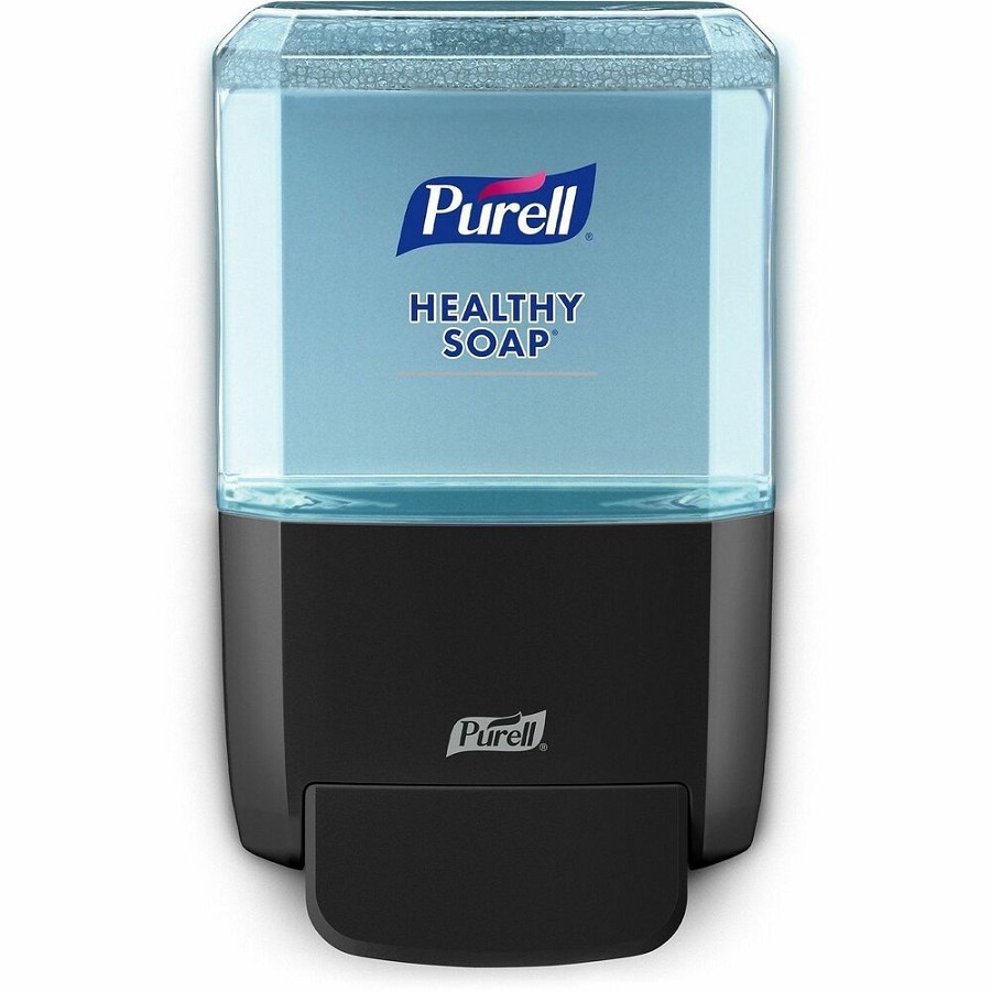 PURELL ES4 Soap Dispenser, Push-Style - Manual - 1.27 quart Capacity - Locking Mechanism, Durable, Wall Mountable - Graphite - 1 Each 