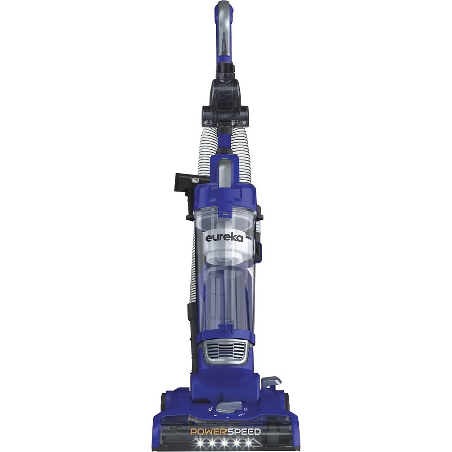 Eureka PowerSpeed NEU188 Upright Vacuum Cleaner - 1.06 gal - Bagless - Turbo Brush, Wand, Upholstery Tool, Flexi Crevice Tool - 12.60' Cleaning Width - Carpet, Bare Floor, Tile Floor, Wooden Floor, Hard Floor - 18 ft Cable Length - 5 ft Hose Length - HEPA 
