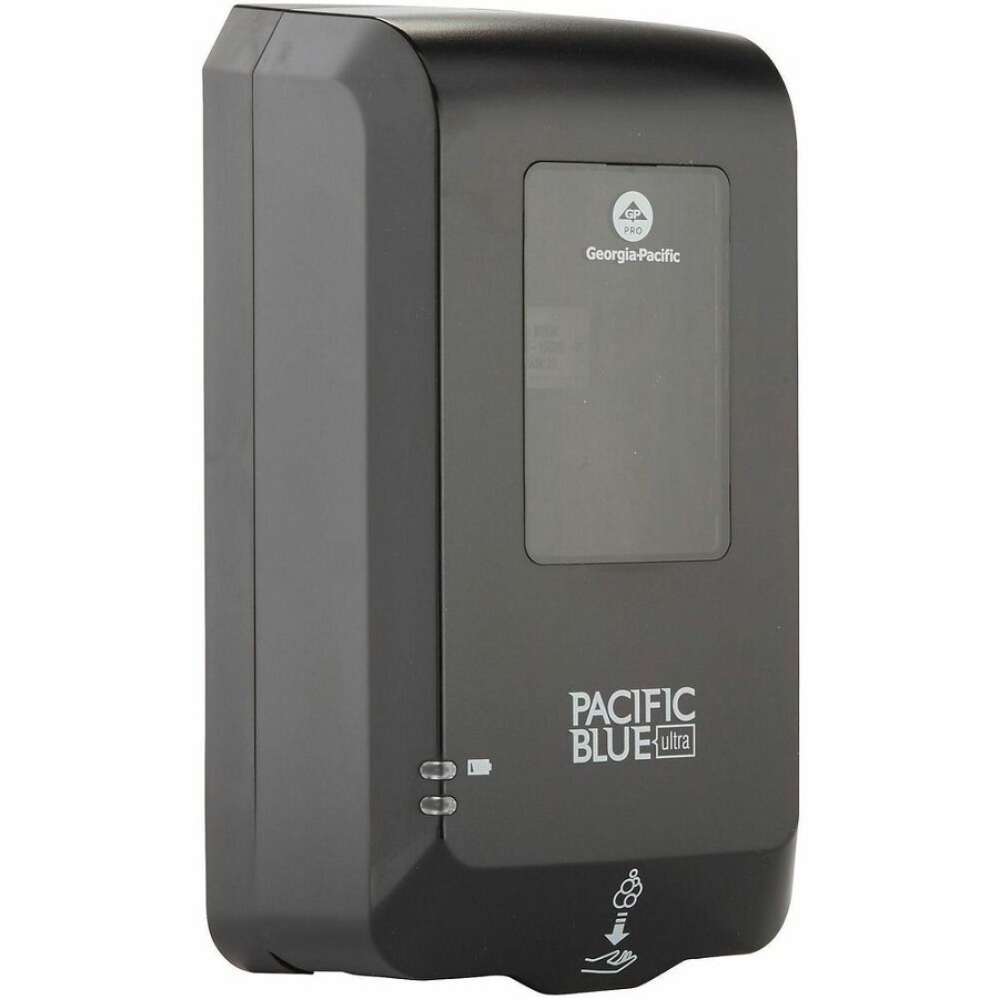 Pacific Blue Ultra Automated Touchless Soap & Sanitizer Dispenser - Automatic - Touch-free, Durable, Hygienic, Site Window - Black - 1 Carton 