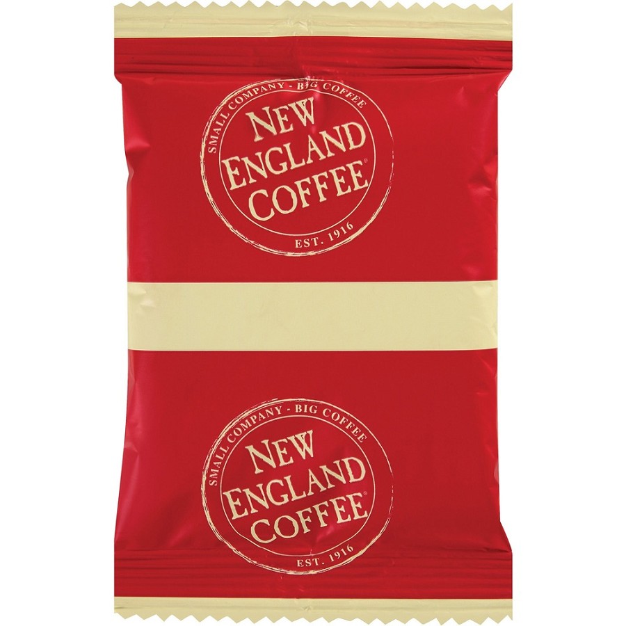New England Coffee Colombian Supremo Coffee - 2.5 oz Per Pack - Colombian Supremo - 24 / Carton 
