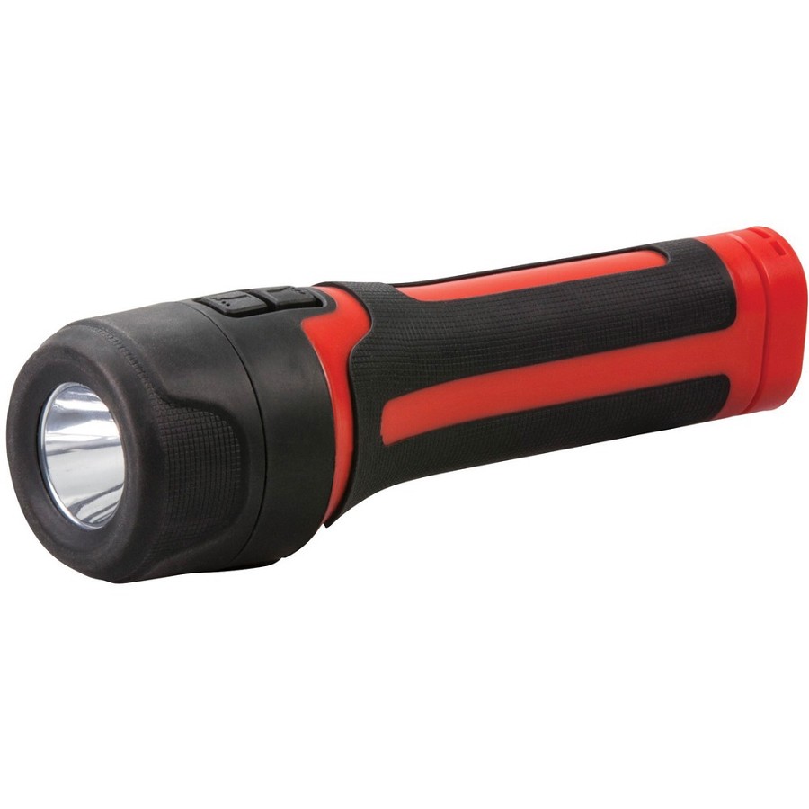 Life+Gear Stormproof Path Light - 150 lm Lumen - 4 x AA - Battery, USB - Water Proof, Impact Resistant, Weather Resistant, Slip Resistant - Black, Red - 1 Each 