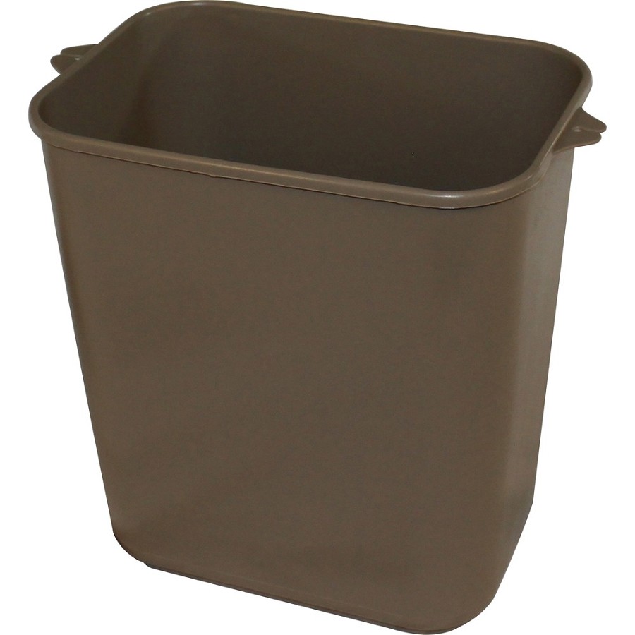 Impact Soft-Sided Wastebasket - 3.50 gal Capacity - Dent Resistant, Rust Resistant, Leak Resistant, Durable - 12.2' Height x 7.9' Width - Polyethylene, Plastic - Beige - 12 / Carton 