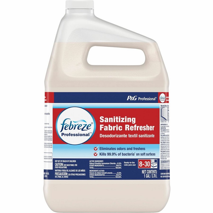 Febreze Sanitizing Fabric Refresh - Ready-To-Use - 128 fl oz (4 quart) - Fresh Scent - Multi - 3 / Carton 