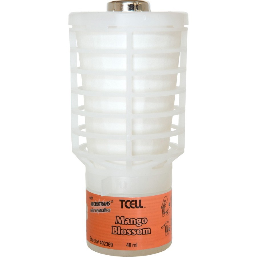 Rubbermaid Commercial TCell Odor Control Dispenser Refills - 6000 ft³ - Mango Blossom - 60 Day - Odor Neutralizer, VOC-free - 6 / Carton 