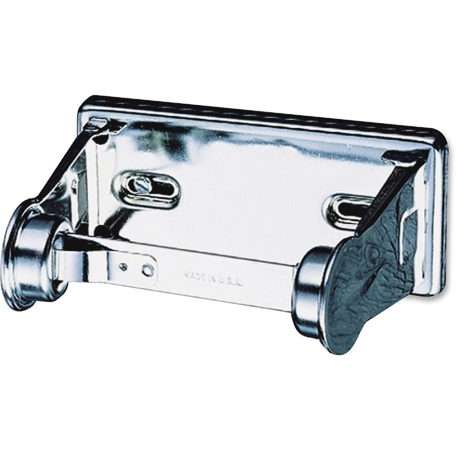 San Jamar Single-roll Toilet Tissue Dispenser - Roll Dispenser - 1 x Roll - 2.8' Height x 6' Width x 4.5' Depth - Chrome - Lockable, Anti-theft - 20 / Carton 