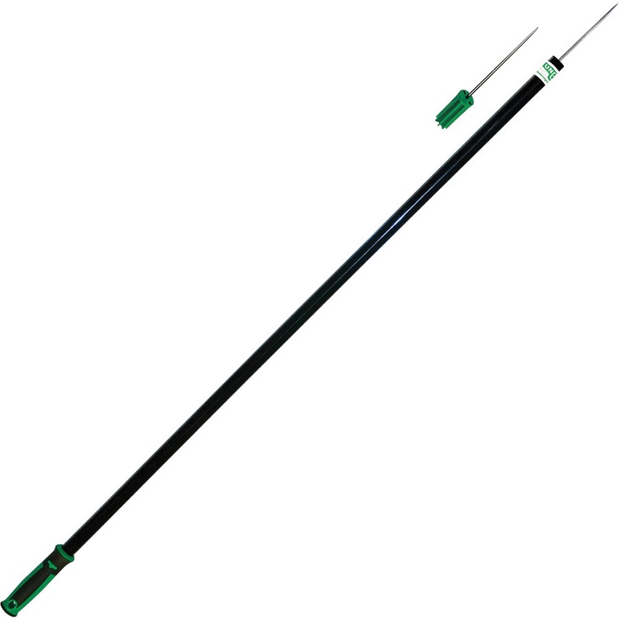 Unger No-Touch Trash/Paper Pickers - 42' Reach - Ergonomic Handle, Durable - Steel, Steel - Black, Green - 10 / Carton 
