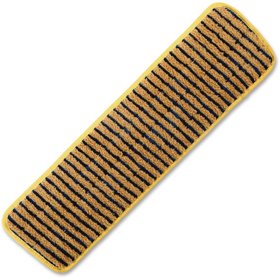 Rubbermaid Commercial HYGEN 18' Super Scrubber Wet Pad - 18' Width - MicroFiber, Polypropylene - 6 / Carton 