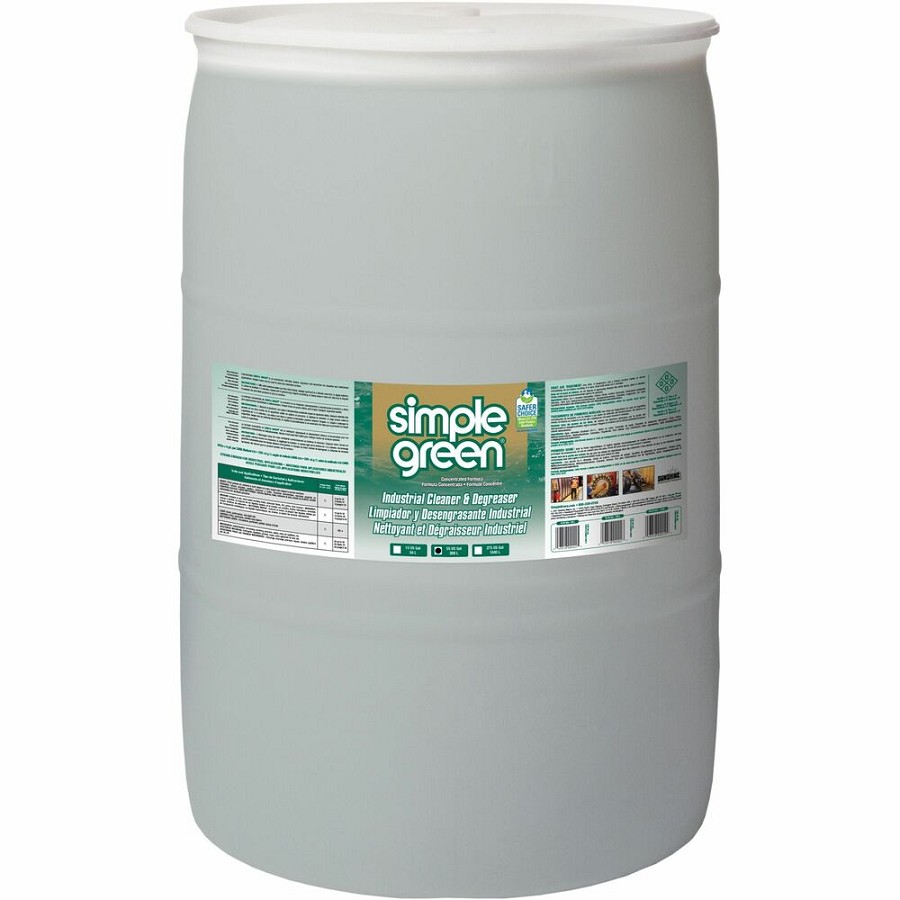 Simple Green Industrial Cleaner & Degreaser - For Industry, Kitchen, Food Processing Equipment, Cosmetics, Medical, Pharmaceutical - Concentrate - Liquid - 7040 fl oz (220 quart) - Original Scent - Non-flammable, Non-abrasive - Green - 1 Each 
