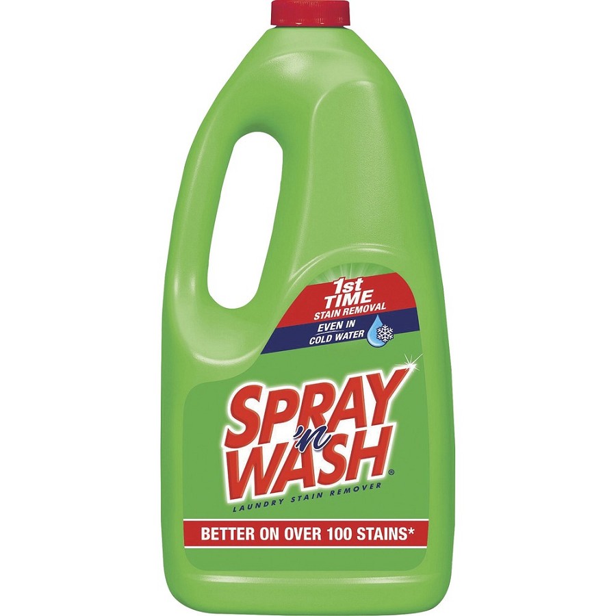 Spray 'n Wash Stain Remover - 60 fl oz (1.9 quart) - Clear - 1 Each 
