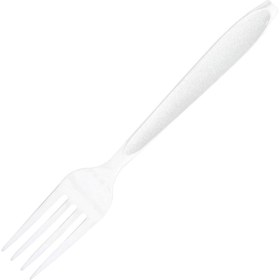 Solo Fork - Fork - Food - Disposable - White - 1000 / Carton 