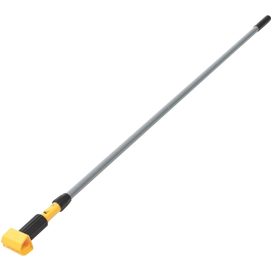 Rubbermaid Commercial Gripper 54' Aluminum Mop Handle - 54' Length - Yellow, Gray - Aluminum - 12 / Carton 