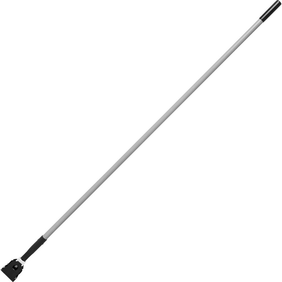Rubbermaid Commercial Snap-On Dust Mop Handle - 60' Length - Black - Fiberglass - 12 / Carton 