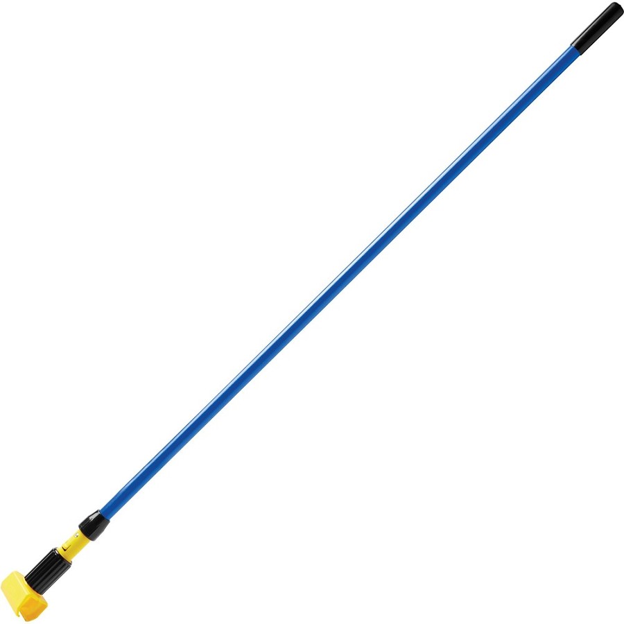 Rubbermaid Commercial Gripper 60' Fiberglass Mop Handle - 60' Length - Blue - Fiberglass - 12 / Carton 