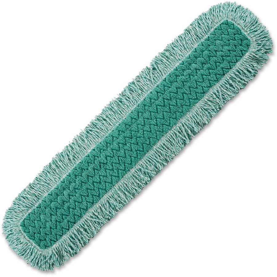 Rubbermaid Commercial HYGEN 36' Fringed Dust Mop Pad - 36' Width - MicroFiber - 6 / Carton 
