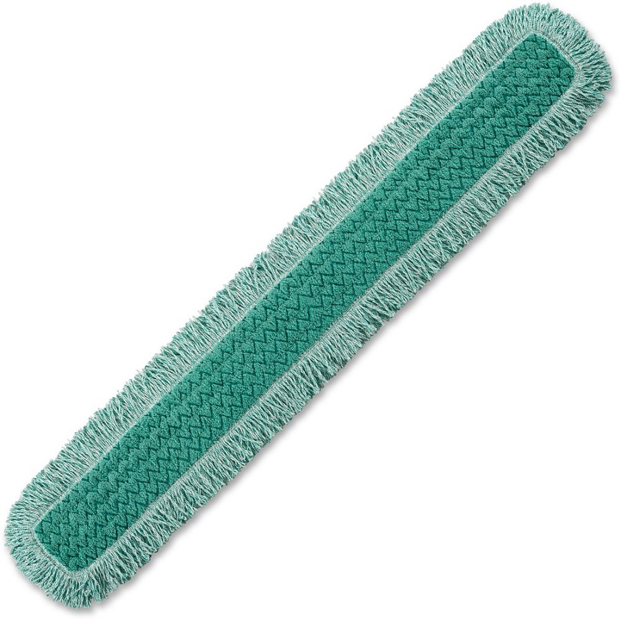 Rubbermaid Commercial HYGEN 48' Fringed Dust Mop Pad - 48' Width - MicroFiber - 6 / Carton 