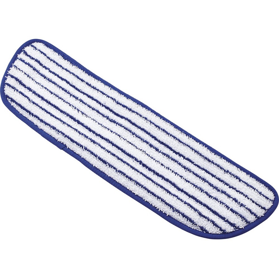 Rubbermaid Commercial 18' Microfiber Finish Mop - 5.5' Width x 18' Length - MicroFiber - 6 / Carton 