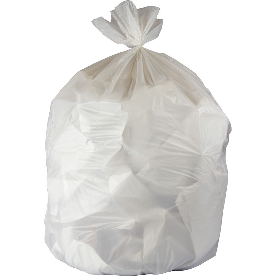 Genuine Joe 16-gallon Linear Low-Density Bags - 16 gal Capacity - 32' Length x 24' Width x 0.40 mil (10 Micron) Thickness - Low Density - White - Resin - Waste Disposal - 500 / Carton 