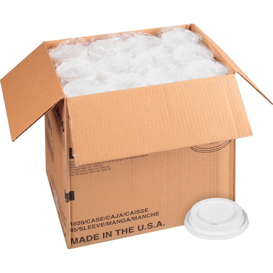 Starbucks Plastic Hot Cup Lids - Plastic - White - 1020 / Carton 