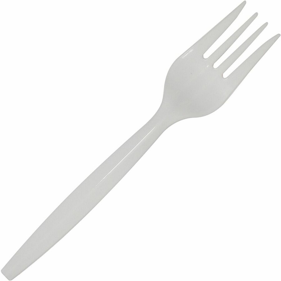 Dixie Fork - Fork - 1 x Fork - Disposable - White - 40/Pack - 24 / Carton 