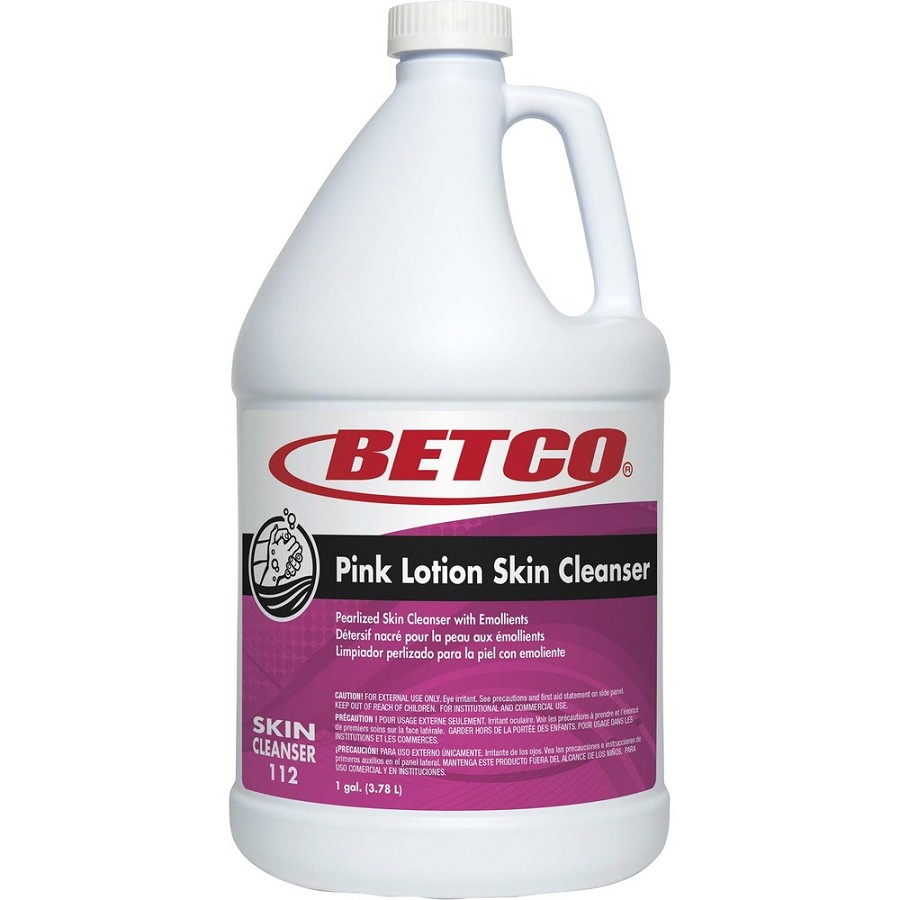 Betco Pink Lotion Skin Cleanser - Lotion - 1 gal - Clean Bouquet - Applicable on Hand - pH Balanced, Moisturising, Non-irritating - 4 / Carton 