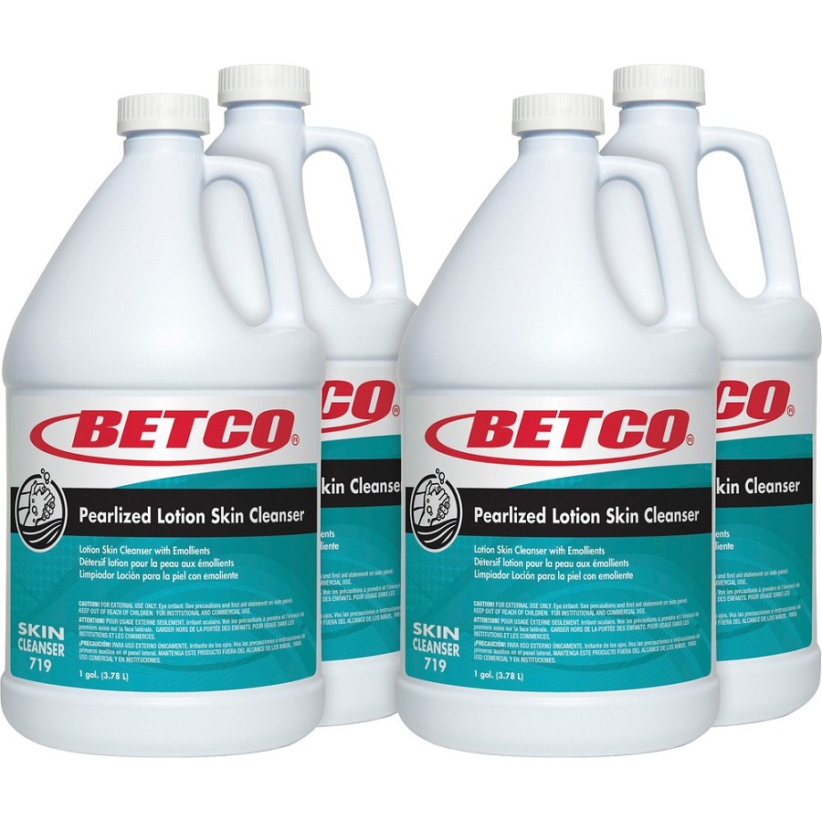 Betco Pearlized Lotion Skin Cleanser - Lotion - 1 gal - Nordic Sea - Applicable on Hand - pH Balanced, Non-irritating, Moisturising, Residue-free - 4 / Carton 