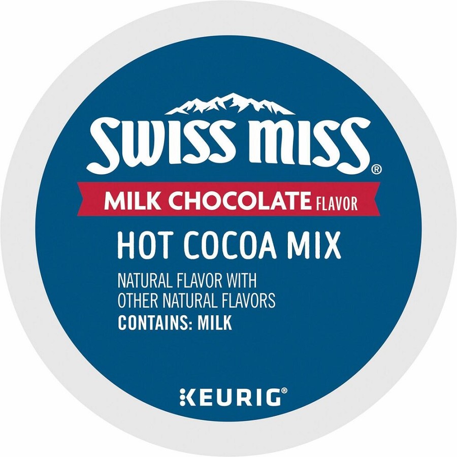 Swiss Miss K-Cup Milk Chocolate Hot Cocoa - Powder - 22/Box - 4 / Carton 
