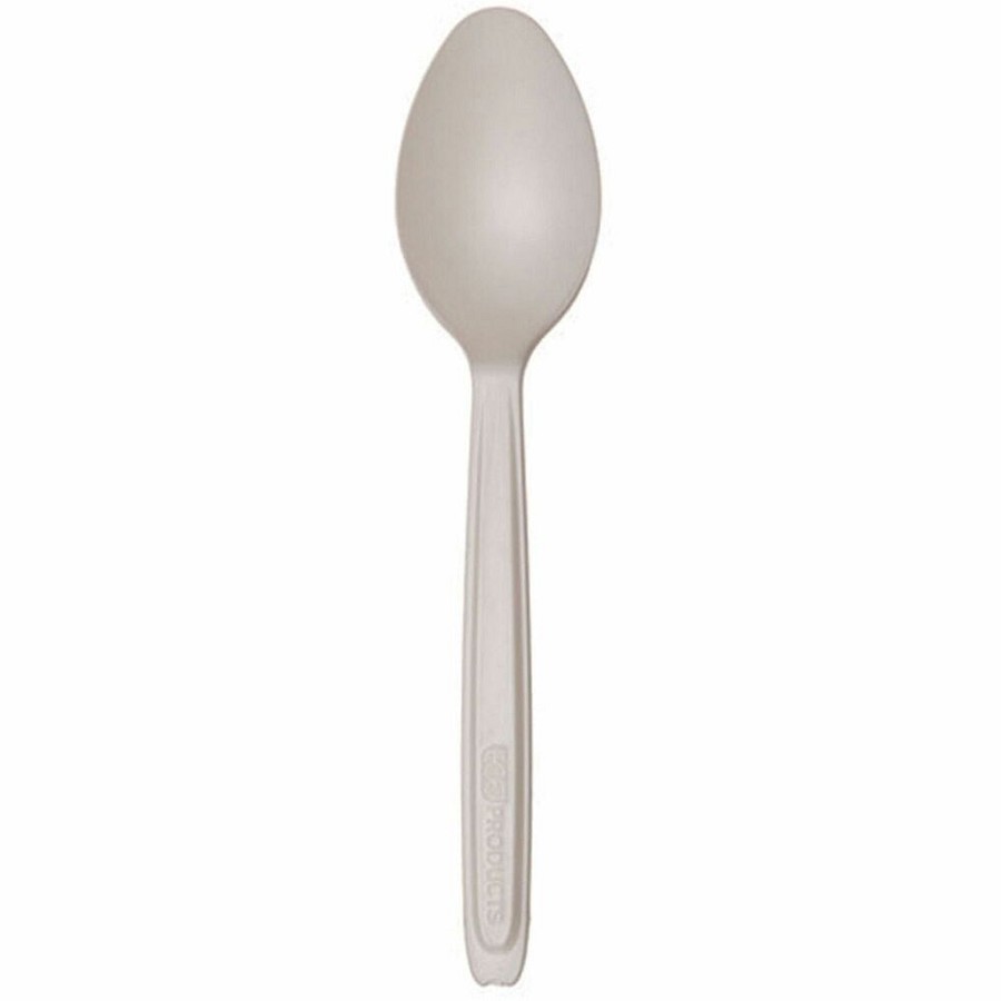 Eco-Products Cutlerease Dispensable Spoons - Teaspoon - 1 x Teaspoon - White - 960 / Carton 