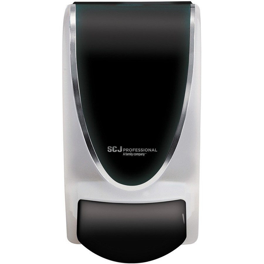 SC Johnson Manual Soap Dispenser - Manual - 1.06 quart Capacity - Durable, Antimicrobial, Anti-bacterial - Black - 1 Each 