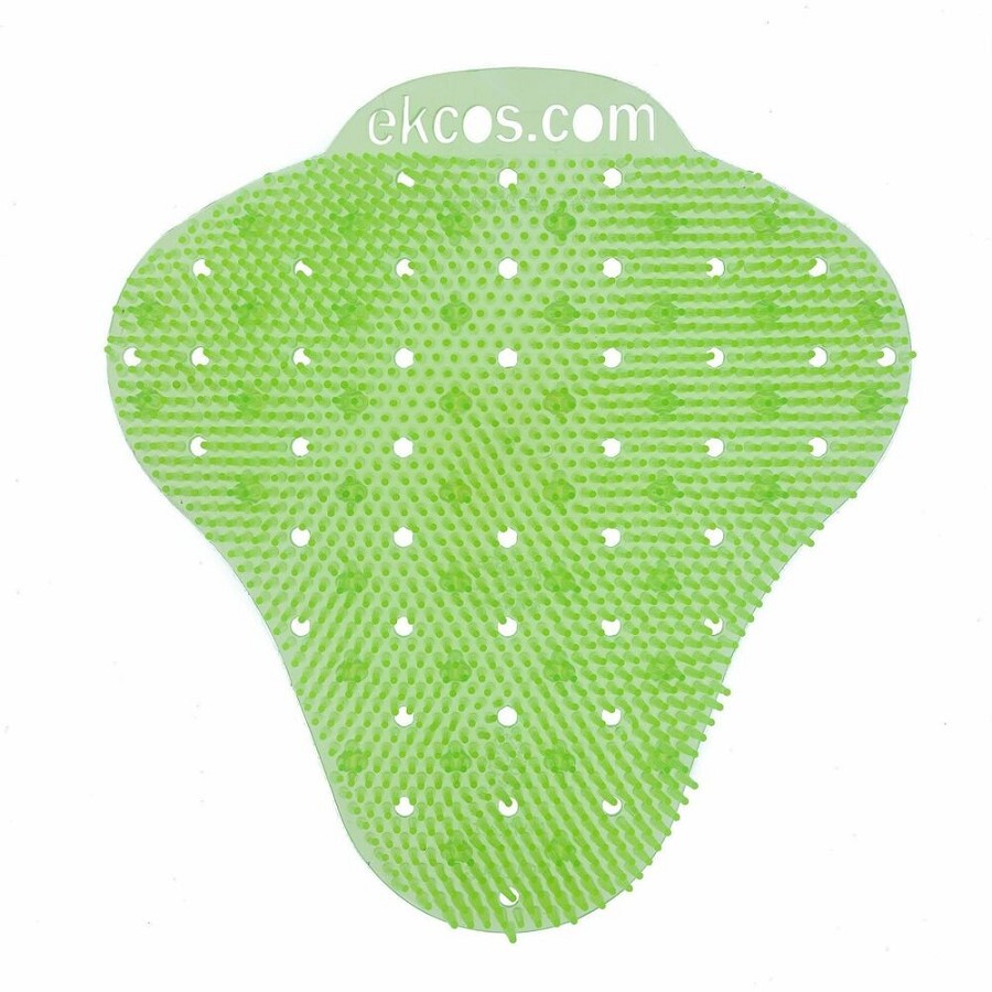 Diversey ekcoscreen Anti-splash Urinal Screen - Lasts upto 60 Days - Anti-splash, Odor Neutralizer, Anti-bacterial, Flexible, Recyclable, Biodegradeable - 12 / Carton - Green 