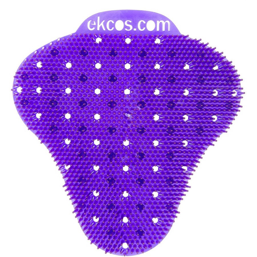 Diversey ekcoscreen Anti-splash Urinal Screen - Lasts upto 60 Days - Anti-splash, Odor Neutralizer, Anti-bacterial, Flexible, Recyclable, Biodegradeable - 12 / Carton - Purple 