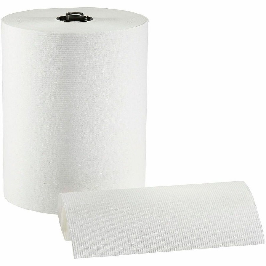 enMotion 1-Ply Paper Towel Rolls, EPA, 8-1/4' x 550', White, Case Of 6 Rolls - 1 Ply - 1 3/4' Core - White - 6 Rolls Per Case - 6 / Carton 