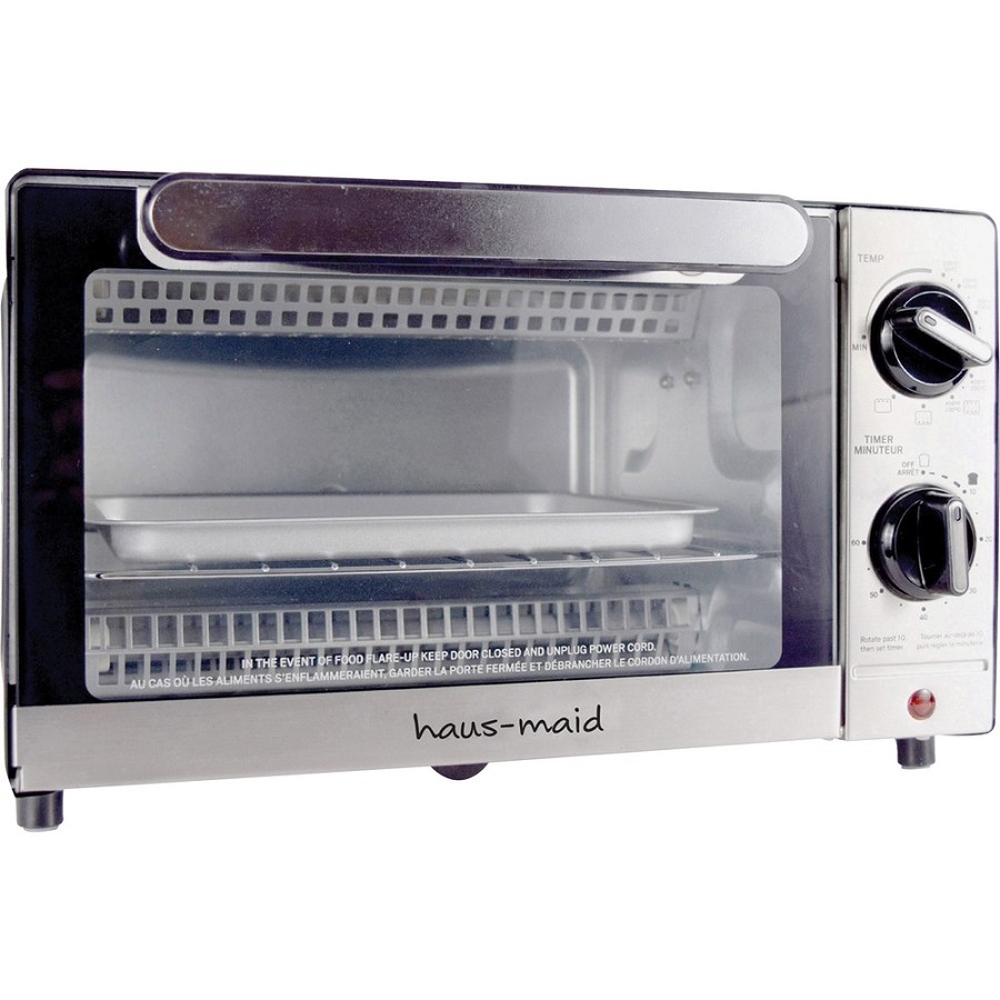 HAUS-MAID Toaster Oven - Toast, Bake, Broil, Bake - Gray 