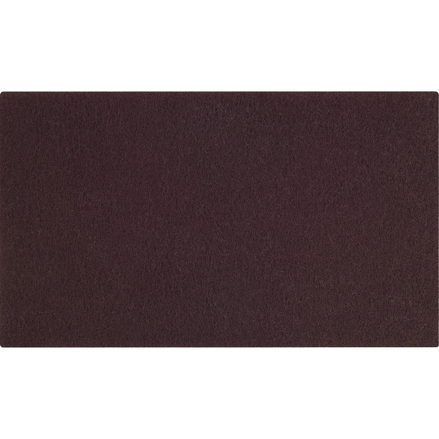 Scotch-Brite Surface Preparation Pads - Rectangle - 14' Width x 20' Length x 0.40' Thickness - Scrubbing, Stripping - Concrete, Granite, Marble, Vinyl, Wood, Terrazzo, Stone Floor - 600 rpm Maximum Speed Supported - Residue-free - Nylon Fiber - Maroon - 1 