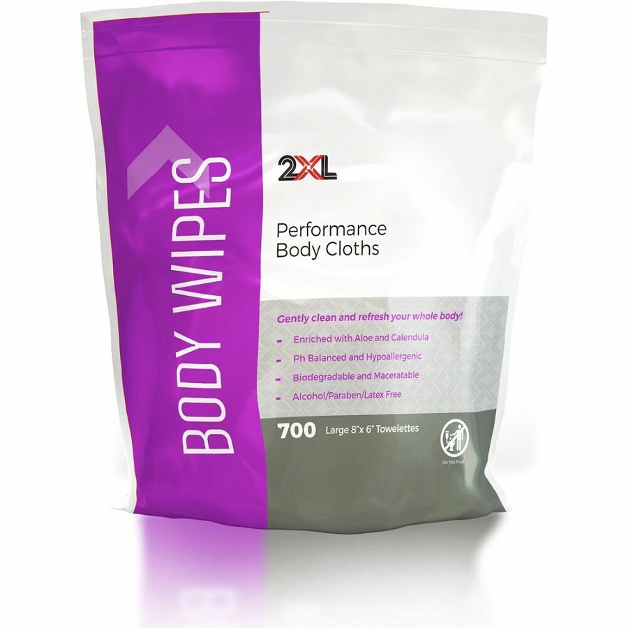 2XL Vitamin E & Aloe Performance Body Cloths - 6' Width x 8' Length - White - 700/Pouch - 1 Each 