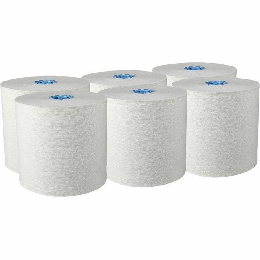 Kleenex Paper Towel - 1 Ply - 7.50' Width x 700 ft Length - 1 3/4' Core - White - Paper - 1 Carton 