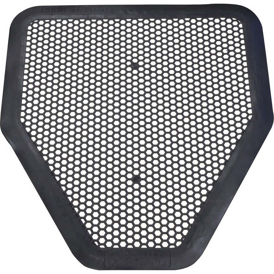 Big D Deo-Gard Urinal Mat - Disposable, Adhesive, Odor Neutralizer, Splash Resistant, Stain Resistant, Damage Resistant - 6 / Carton - Black 