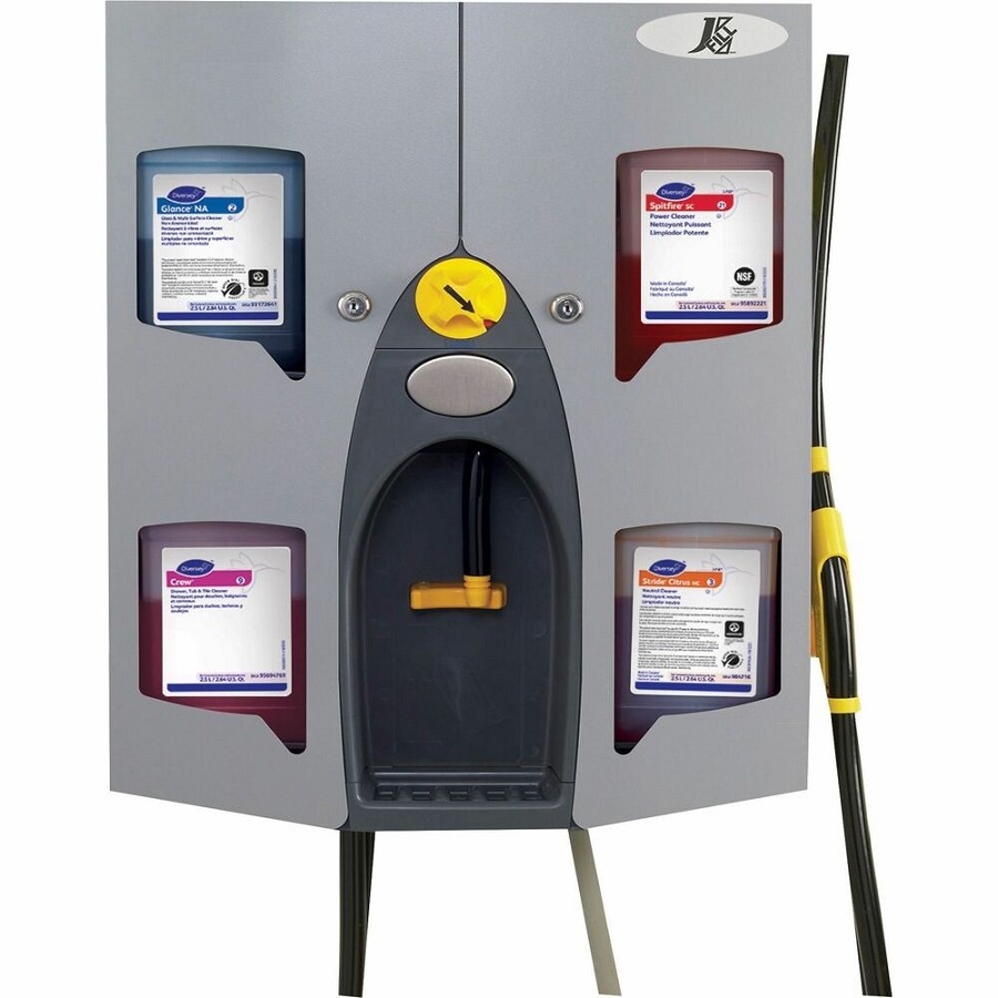Diversey J-Fill QuattroSelect Dispense System - Gray - Steel - 1 Each 