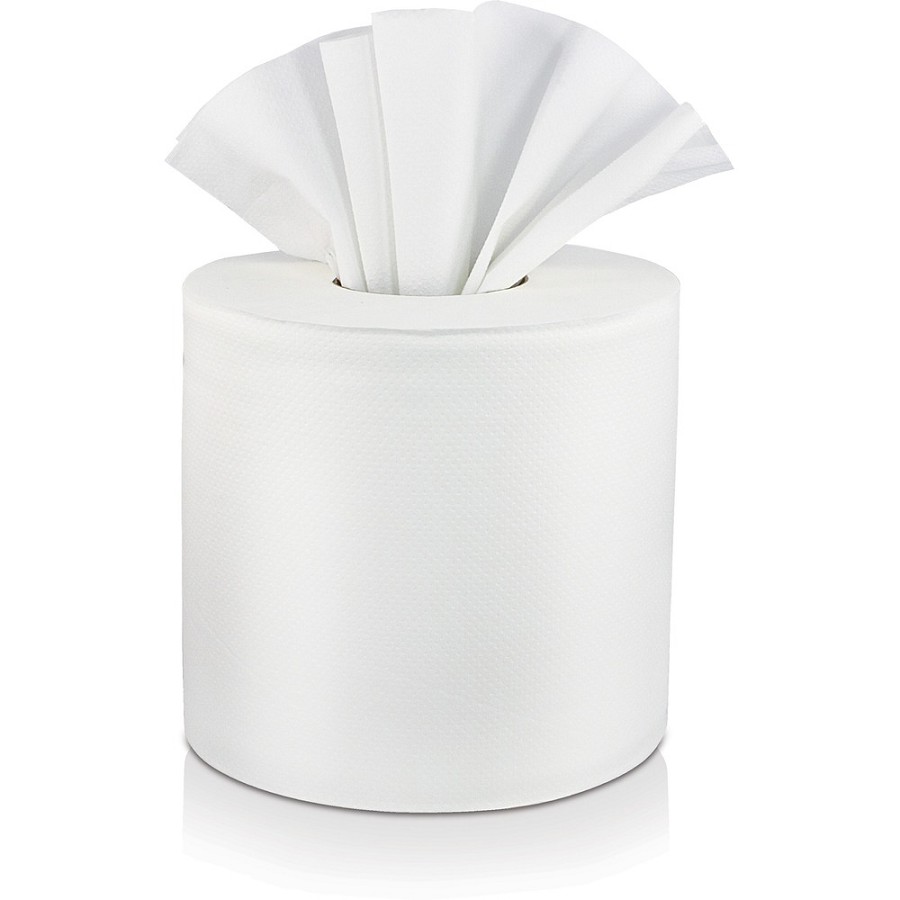 Solaris Paper Livi VPG Select Center Pull Towel - 2 Ply - 7.40' Width x 10.90' Length - White - 6 Rolls Per Roll - 660/Roll - 6 / Carton 