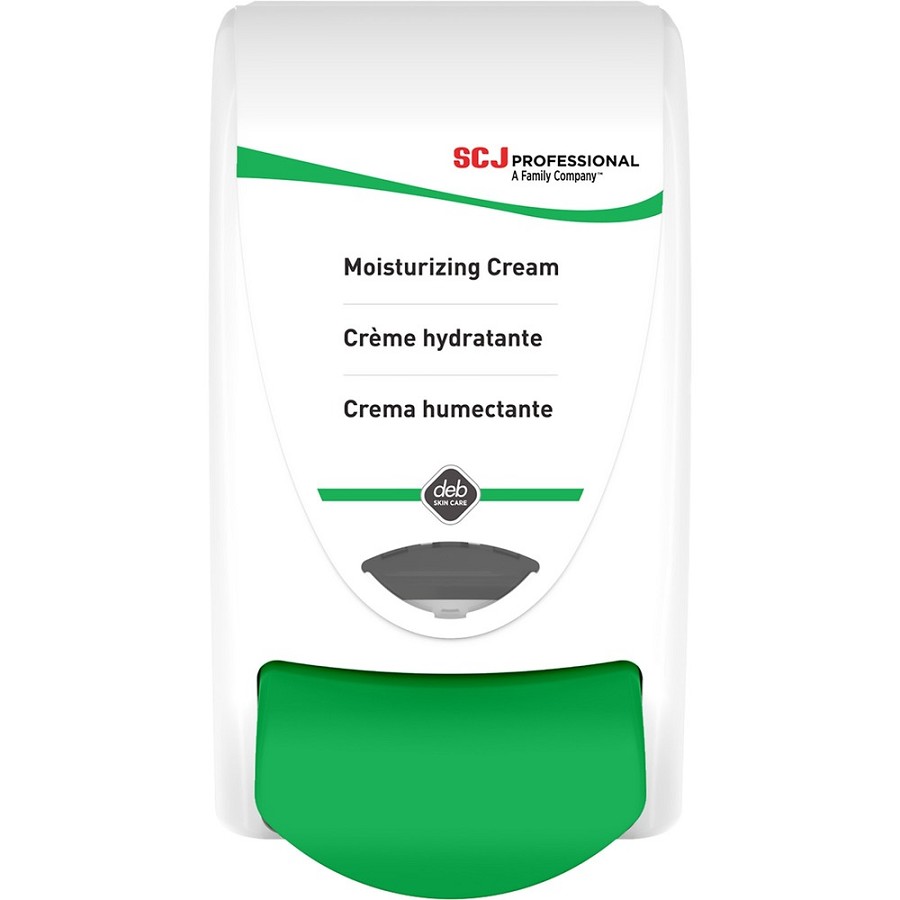 SC Johnson Moisturizing Cream Dispenser - Green - Plastic, GlassCartridge - 1 Each 