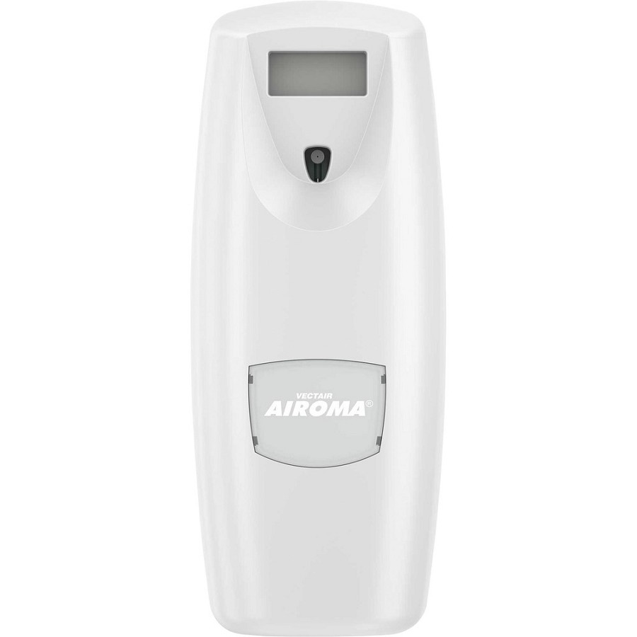 Vectair Systems Airoma Aerosol Air Freshener Dispenser - 60 Day Refill Life - 6000 ft³ Coverage - 1 Each - White 
