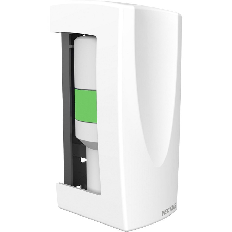 Vectair Systems V-Air MVP Air Freshener Dispenser - 60 Day Refill Life - 6000 ft³ Coverage - 1 Each - White 