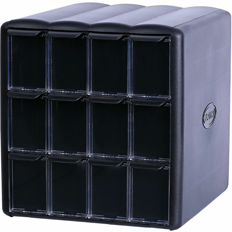 Flavia 4-Column Merchandiser - 480 - Horizontal20.50' Depth - Black - 1 Each 