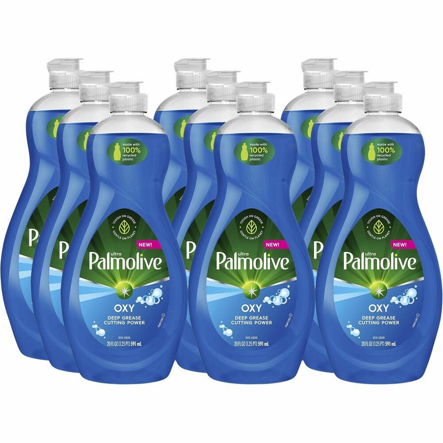 Palmolive Ultra Dish Soap Oxy Degreaser - For Dish, Hand, Surface - Concentrate - Liquid - 20 fl oz (0.6 quart) - Recommended For: Grease Remover, Food Remover, Stain Remover - Residue-free, Dry Resistant, Eco-friendly, Biodegradable, Phosphate-free, Para 