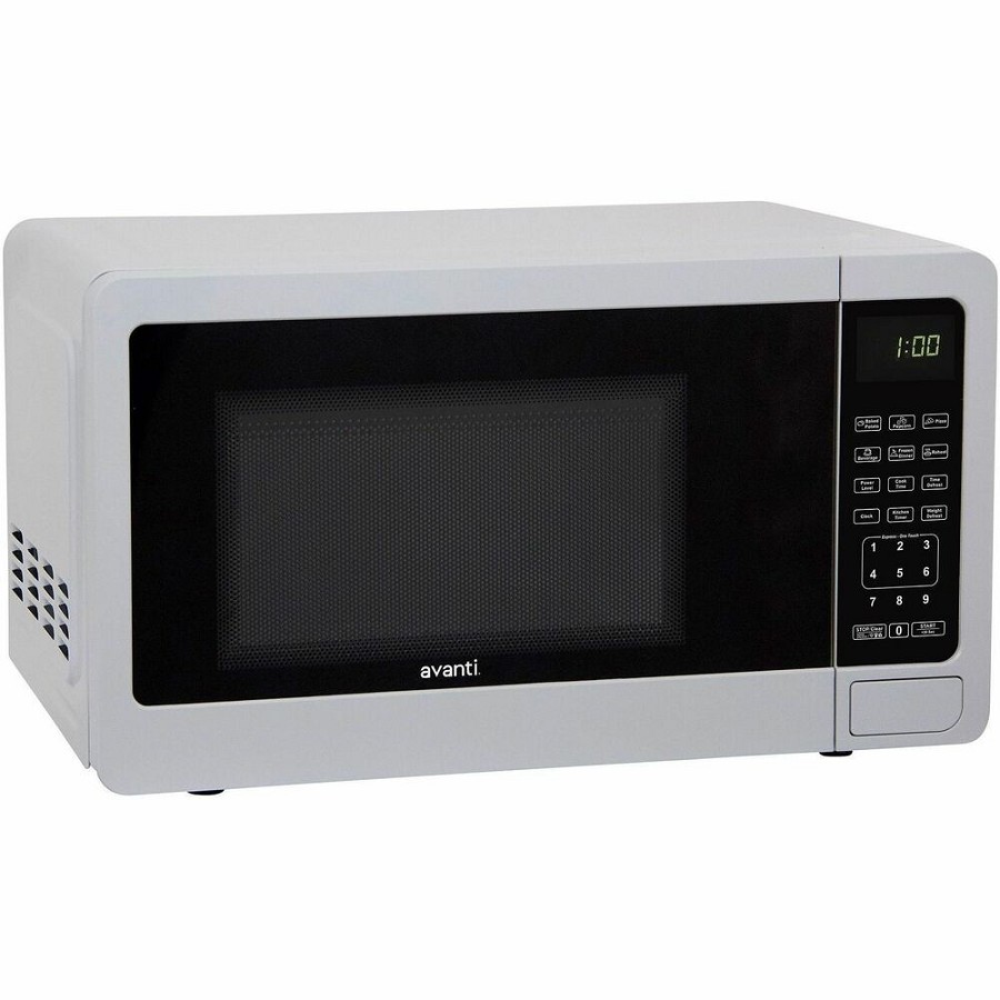Avanti Countertop Microwave Oven - 0.7 ft³ Capacity - Microwave - 9 Power Levels - 9.80' Turntable - Countertop - White 