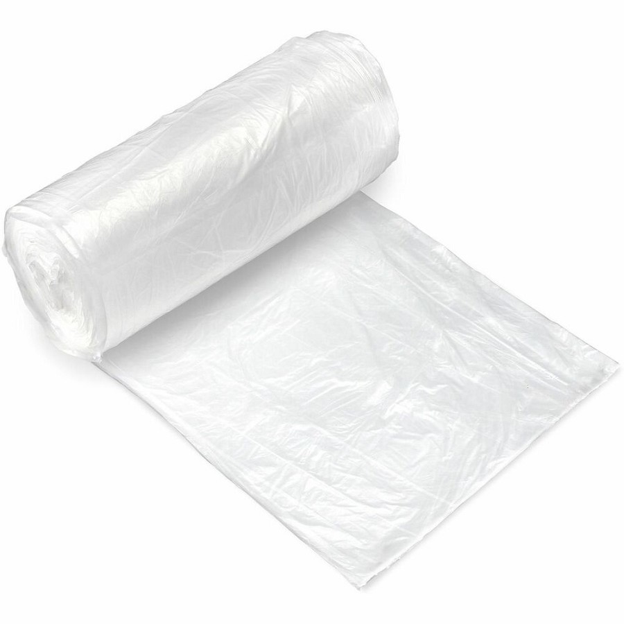 Inteplast Trash Bag - 4 gal Capacity - 18' Length x 17' Width x 0.24 mil (6 Micron) Thickness - High Density - Natural - Resin, High-density Polyethylene (HDPE) - Garbage, Industrial, Healthcare, Can Liner - 1 Carton 