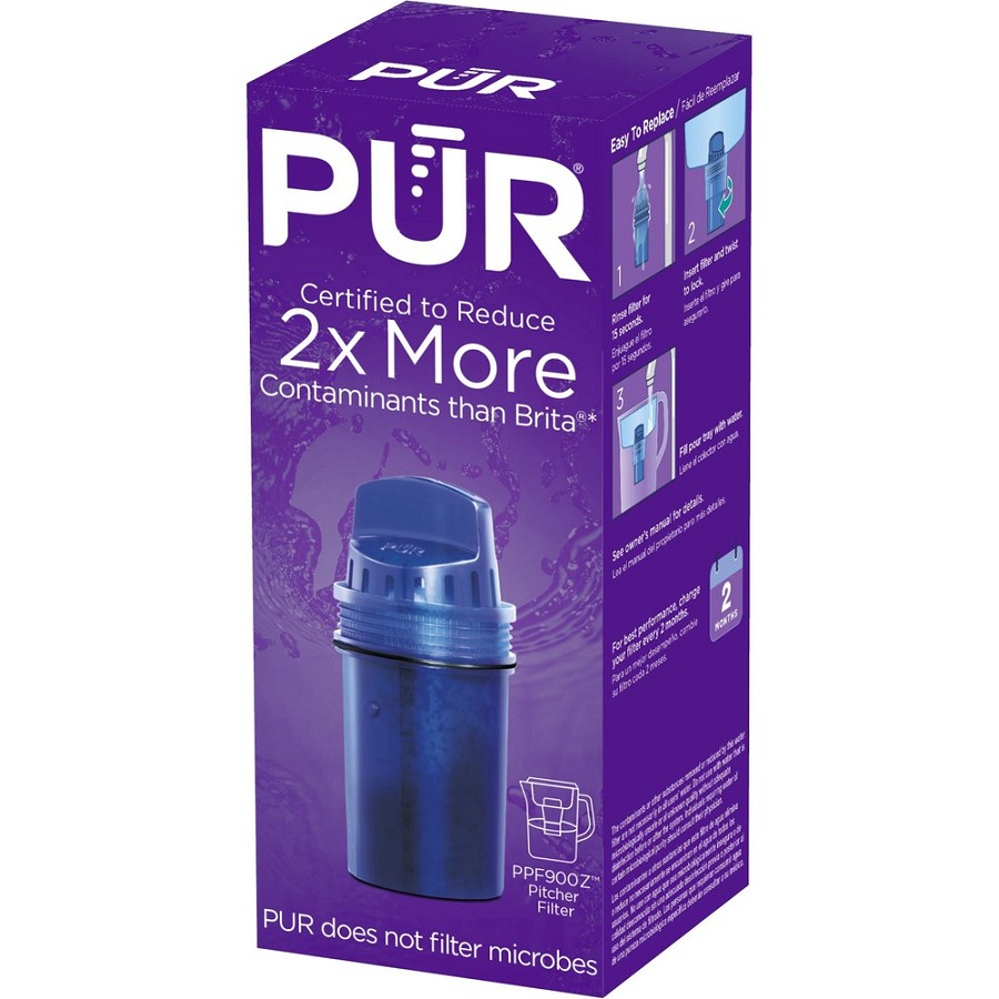 Honeywell PUR Pitcher Filter - Dispenser, Pitcher - Pitcher - 40 gal Filter Life (Water Capacity)2 Month Filter Life (Duration) - 640 Cups Pitcher Capacity - 1 Each - Blue 
